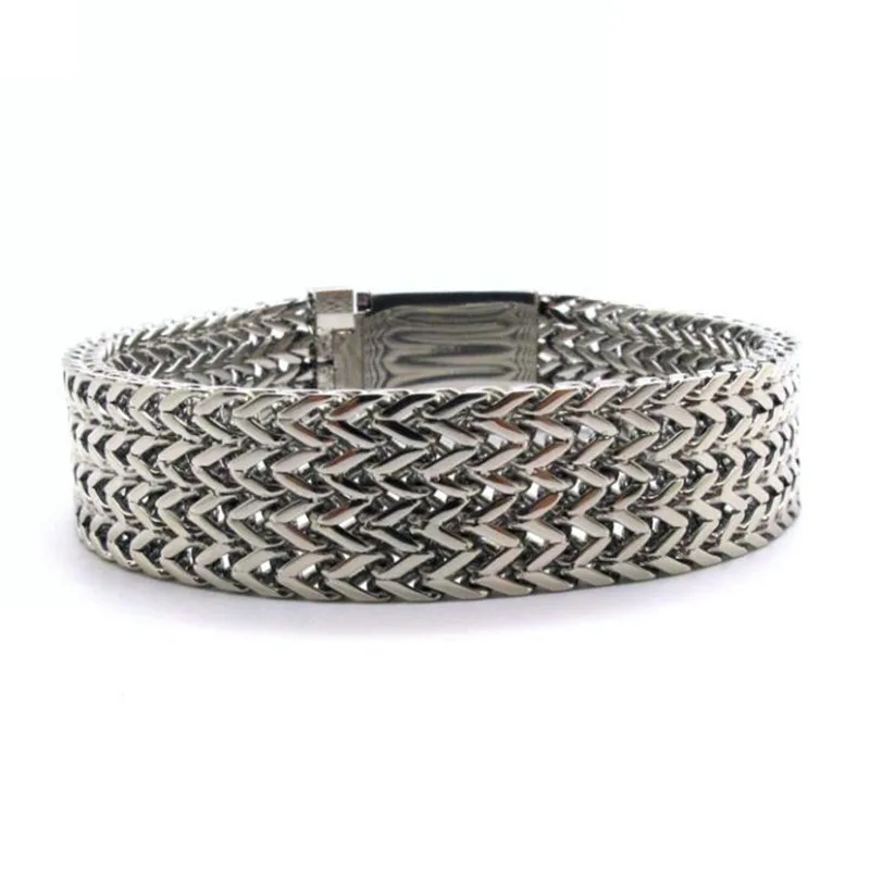 Promotion Sale Wholesale 16mm Mens Charm Snake Bracelet Gothic Stainless Steel 4 Layer Twins Chain Bracelet Best Gift New
Promotion Sale Wholesale 16mm Mens Charm Snake Bracelet Gothic Stainless Steel 4 Layer Twins Chain Bracelet Best Gift New