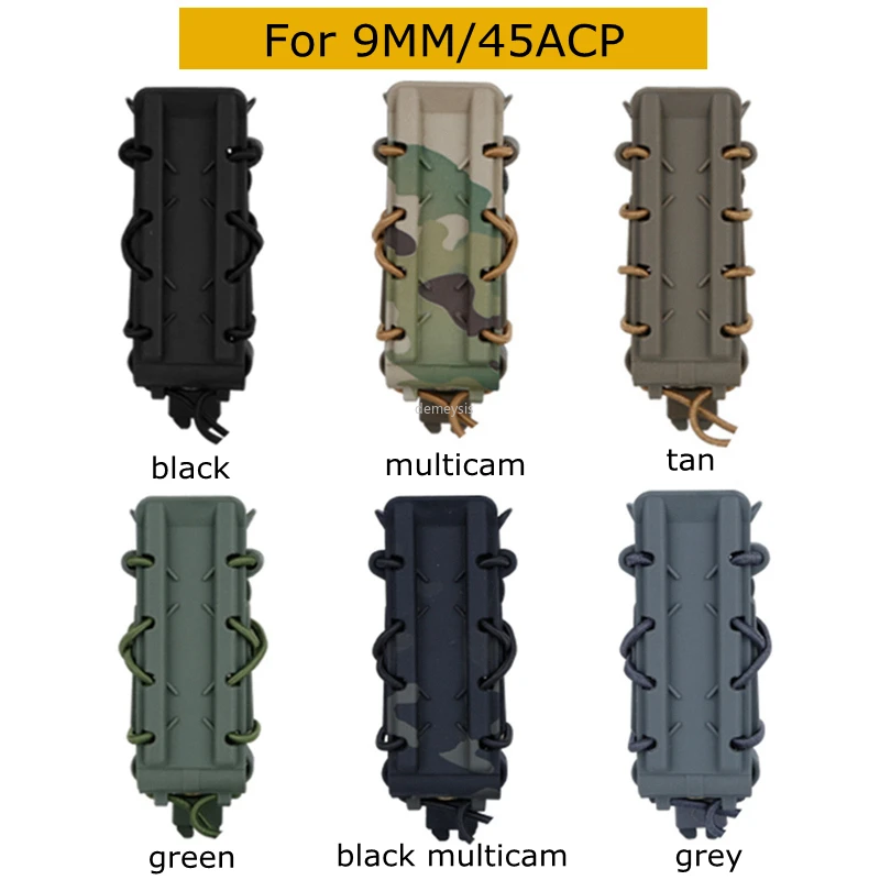 Tactical Fast Mag Pouch Military Molle Pouch Magazine for 9MM / 45ACP Airsoft Army Paintball Hunting CS Pistol Rifle Mag Pouches
Tactical Fast Mag Pouch Military Molle Pouch Magazine for 9MM / 45ACP Airsoft Army Paintball Hunting CS Pistol Rifle Mag Pouches
