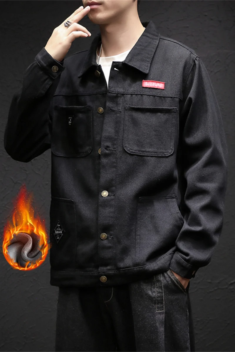 The original Japanese denim jacket men's loose popular logo jacket jacket, men's cotton denim jacket.Men's jacket
The original Japanese denim jacket men's loose popular logo jacket jacket, men's cotton denim jacket.Men's jacket