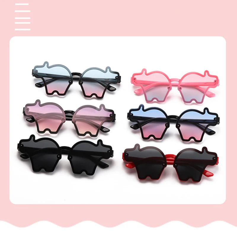 New Summer Trend Full Frame Cartoon Cow Children Sunglasses Small Face Frame Korean Fashion Boys And Girls Sun Glasses Zonnebril
New Summer Trend Full Frame Cartoon Cow Children Sunglasses Small Face Frame Korean Fashion Boys And Girls Sun Glasses Zonnebril