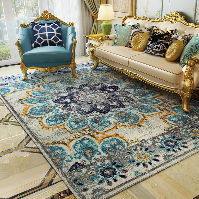 

Nordic Skin-friendly Non-slip Area Rugs Carpets Tatami Floor Mat For Living Room Bedroom 200x300/ 160x230/ 140x200 CM