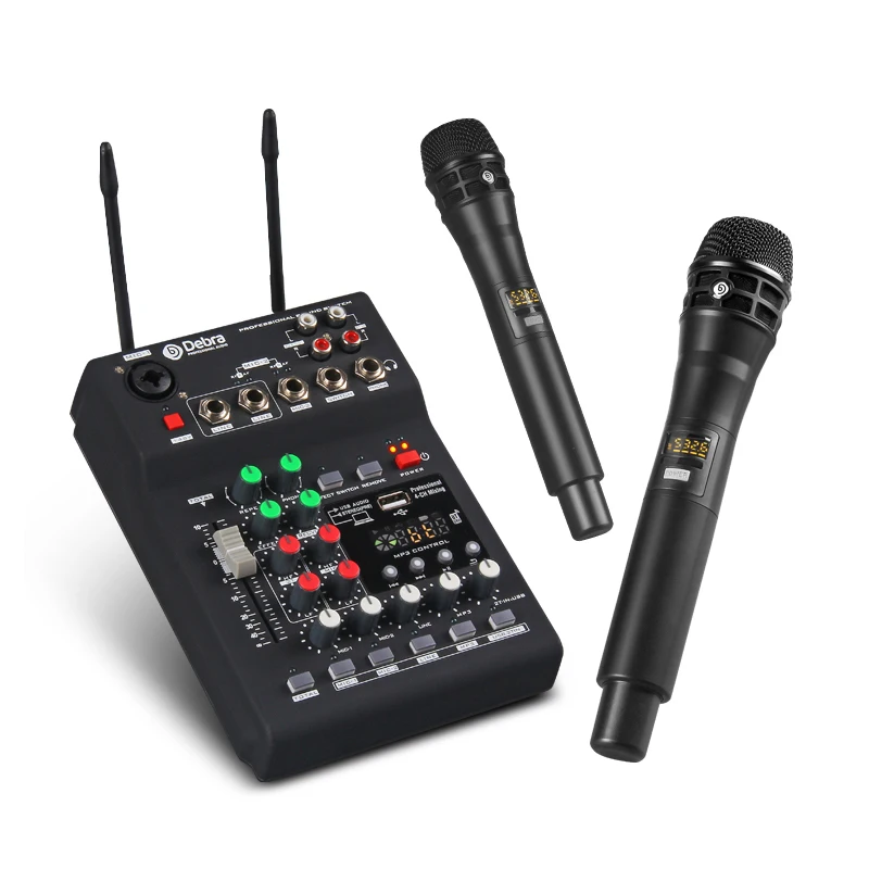 Professional Conference Wireless Karaoke Microphone TIWA 4-channel UHF Wireless Microphone with Mixer Sound Cards
Professional Conference Wireless Karaoke Microphone TIWA 4-channel UHF Wireless Microphone with Mixer Sound Cards