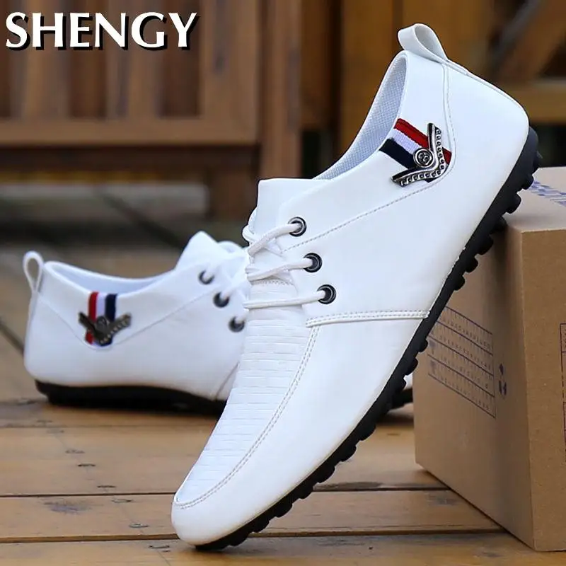 Men Casual Shoes PU Leather Luxury Brand 2020 Fashion Mens Loafers Breathable Slip On Outdoor Driving Slip On Flats Shoes Male
Men Casual Shoes PU Leather Luxury Brand 2020 Fashion Mens Loafers Breathable Slip On Outdoor Driving Slip On Flats Shoes Male