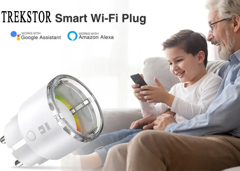 Умная Wifi штепсельная вилка ЕС с монитором питания умный дом Беспроводная розетка SmartLife приложение работает с Alexa Google Home 
Умная Wifi штепсельная вилка ЕС с монитором питания умный дом Беспроводная розетка SmartLife приложение работает с Alexa Google Home