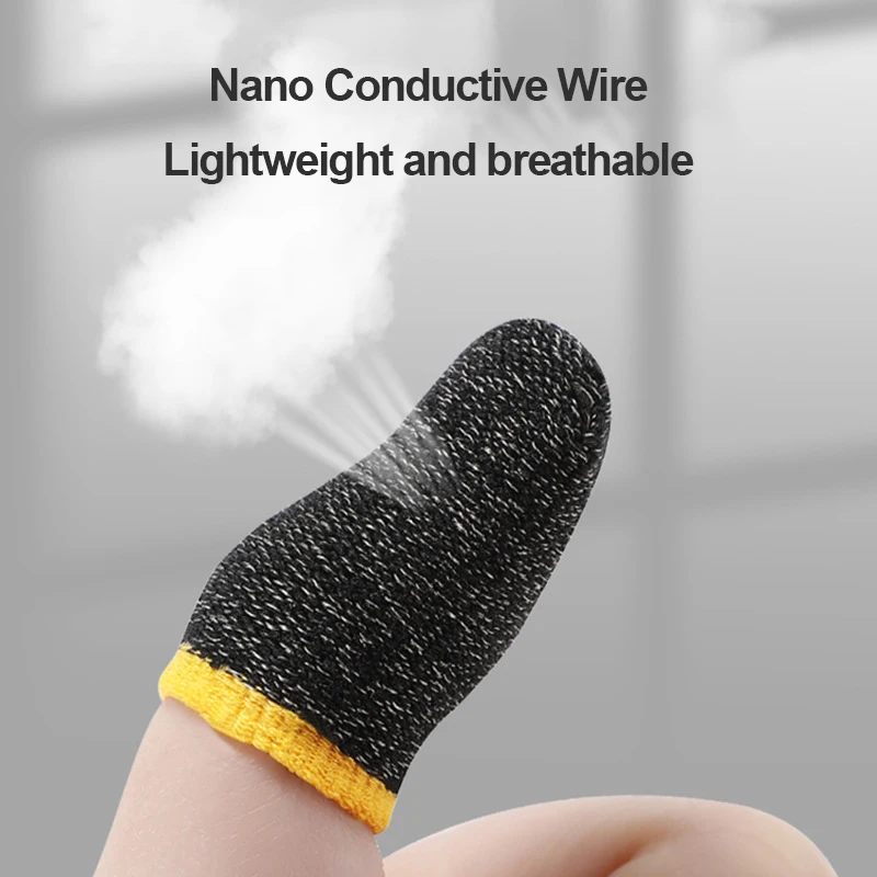 2PCS Mobile Game Controller Finger Sleeve Set Reusable Breathable Anti-sweat Breathable Screen Gaming Finger Sleeve Set For PUBG
2PCS Mobile Game Controller Finger Sleeve Set Reusable Breathable Anti-sweat Breathable Screen Gaming Finger Sleeve Set For PUBG