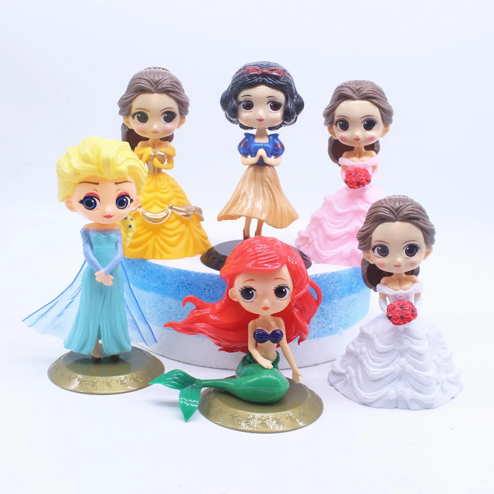 Disney Princess Anna Elsa Action Figures Model Dolls Birthday Gift Kids Toys Cake Topper Cake decoration Birthday Party
Disney Princess Anna Elsa Action Figures Model Dolls Birthday Gift Kids Toys Cake Topper Cake decoration Birthday Party