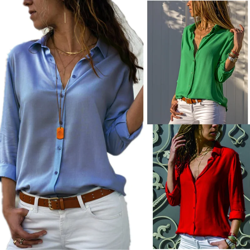 Женские шифоновые топы Осенние блузки с длинными рукавами и круглым вырезом цельное офисная блузка 2020 женская обувь для работы; Удобная жен...
Женские шифоновые топы Осенние блузки с длинными рукавами и круглым вырезом цельное офисная блузка 2020 женская обувь для работы; Удобная жен...