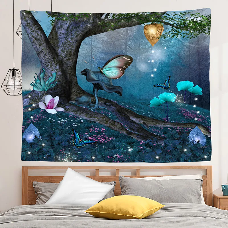 Psychedelic Fantasy Landscape Tapestry Wall Hanging For Bedroom Decor Magic Camping Travel Mat Beach Throw Rug Pattern Customize
Psychedelic Fantasy Landscape Tapestry Wall Hanging For Bedroom Decor Magic Camping Travel Mat Beach Throw Rug Pattern Customize