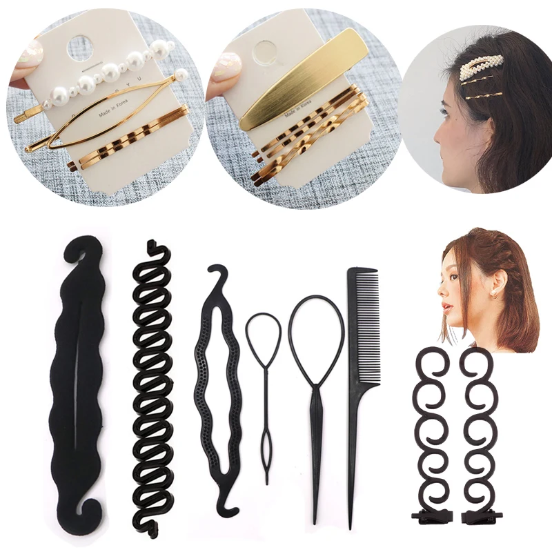 DIY Hair Twist Styling Clip Accessories Braiding Tool Hairstyles for Women Fashion Girl Female Multi-style Hairpins Hairstyles
DIY Hair Twist Styling Clip Accessories Braiding Tool Hairstyles for Women Fashion Girl Female Multi-style Hairpins Hairstyles