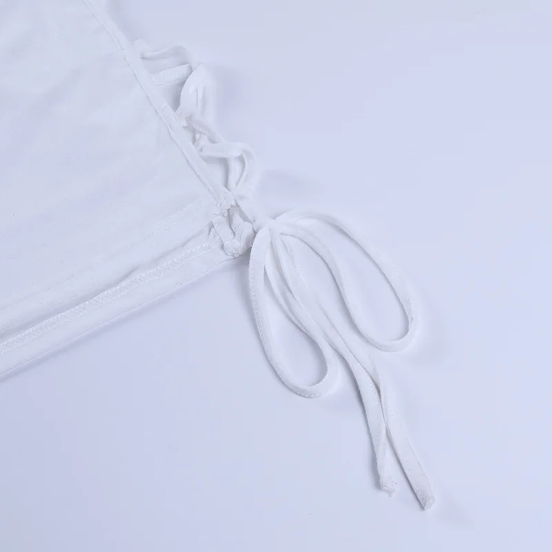 Summer Woman Dress Long Sleeve Backless Hollow out Tie up White Mini Dress Lady Fashion Party Outfits Sexy Bodycon Robe
Summer Woman Dress Long Sleeve Backless Hollow out Tie up White Mini Dress Lady Fashion Party Outfits Sexy Bodycon Robe