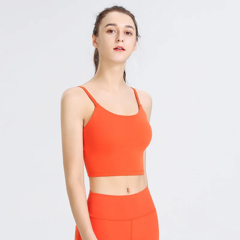 Sports Crop Top Pure Color Bra Ladies Summer Yoga Vest High Elastic Running Fitness Nylon Gym Wear Women's Sportswear 2021 New
Sports Crop Top Pure Color Bra Ladies Summer Yoga Vest High Elastic Running Fitness Nylon Gym Wear Women's Sportswear 2021 New