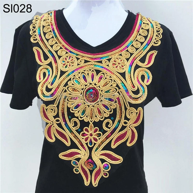 Ethnic Elegant Women Neckline Neckband Lace False Collar Golden Embroidered Sewing Applique Neck Trim Collarband Fake Collar
Ethnic Elegant Women Neckline Neckband Lace False Collar Golden Embroidered Sewing Applique Neck Trim Collarband Fake Collar