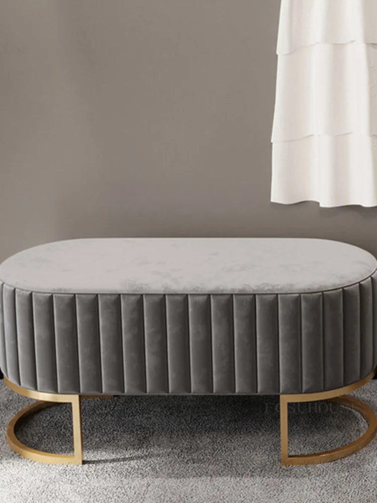 Nordic Fabric Living Room Sofa Shoe Changing Stools Household Furniture Cloakroom Ottomans Bedroom Clothing Store Balcony CD
Nordic Fabric Living Room Sofa Shoe Changing Stools Household Furniture Cloakroom Ottomans Bedroom Clothing Store Balcony CD