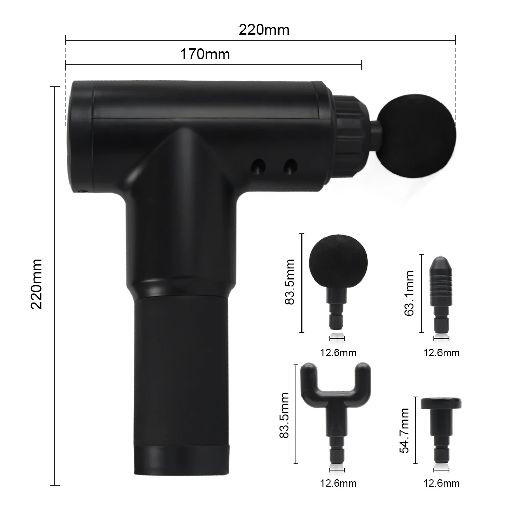 LCD Display Massage Gun Back Neck Deep Tissue Muscle Massager Body Pain Relief Therapy Electric Post-Workout Recover Fascia Gun
LCD Display Massage Gun Back Neck Deep Tissue Muscle Massager Body Pain Relief Therapy Electric Post-Workout Recover Fascia Gun