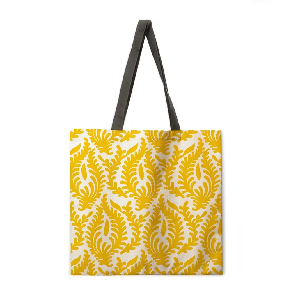 Nordic yellow geometric printing bag casual handbag lady shoulder bag fashion beach bag foldable shopping bag
Nordic yellow geometric printing bag casual handbag lady shoulder bag fashion beach bag foldable shopping bag