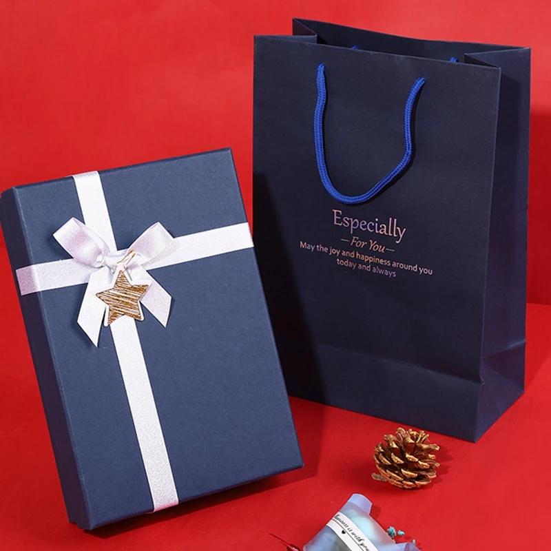 1PC 9Inch Blue Hard Cardboard Gift Box With Bow-KnotPackage for Birthday gifts, Christmas gifts, Valentine's Day gifts etc
1PC 9Inch Blue Hard Cardboard Gift Box With Bow-KnotPackage for Birthday gifts, Christmas gifts, Valentine's Day gifts etc