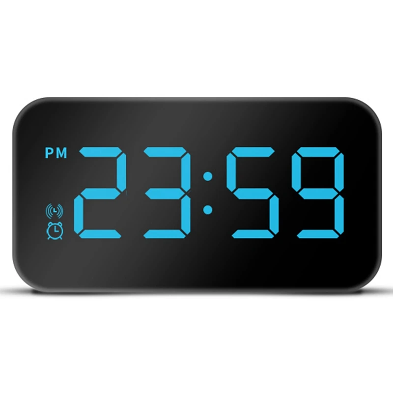 Digital LED Mirror Screen Alarm Clocks Voice Control for Bedroom Snooze Function Desk Table Clock Home Decor LED Clock
Digital LED Mirror Screen Alarm Clocks Voice Control for Bedroom Snooze Function Desk Table Clock Home Decor LED Clock