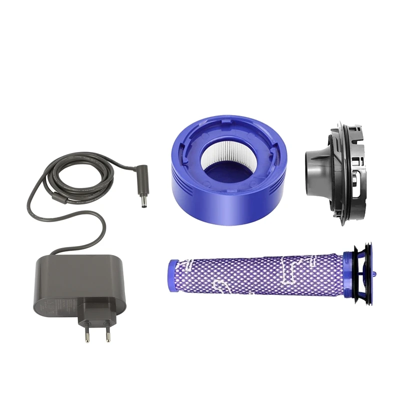 2 Set Vacuum Cleaner Accessories: 1 Pcs Charging Adapter EU Plug & 1 Set Rear Cover Filter Kit Motor Rear Cover
2 Set Vacuum Cleaner Accessories: 1 Pcs Charging Adapter EU Plug & 1 Set Rear Cover Filter Kit Motor Rear Cover