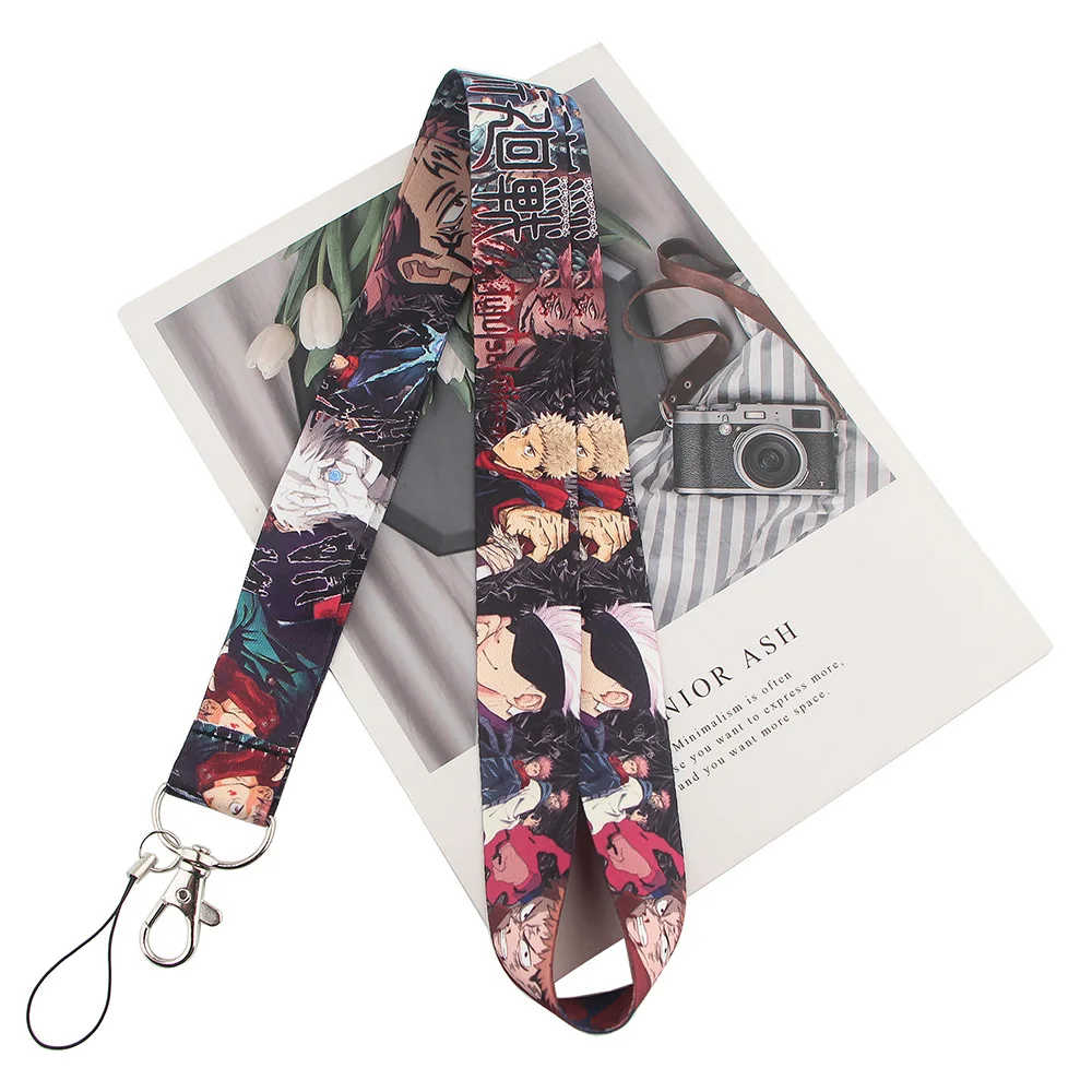 Japanese Manga Jujutsu Kaisen Keychain Cartoon Mobile Phone Rope Tag Lanyard Hanging Neck Key Chain Sling
Japanese Manga Jujutsu Kaisen Keychain Cartoon Mobile Phone Rope Tag Lanyard Hanging Neck Key Chain Sling