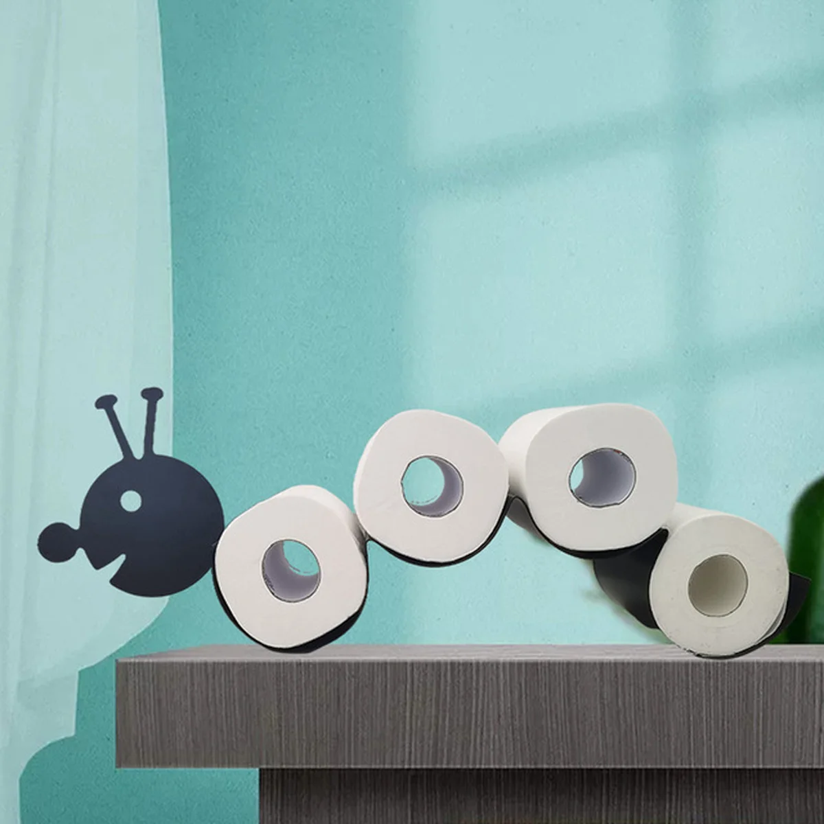 Novelty Caterpillar Toilet Roll Holder Bathroom Ornament Wall Mounted or Free Standing Toilet Paper Rack Bathroom Accessories
Novelty Caterpillar Toilet Roll Holder Bathroom Ornament Wall Mounted or Free Standing Toilet Paper Rack Bathroom Accessories