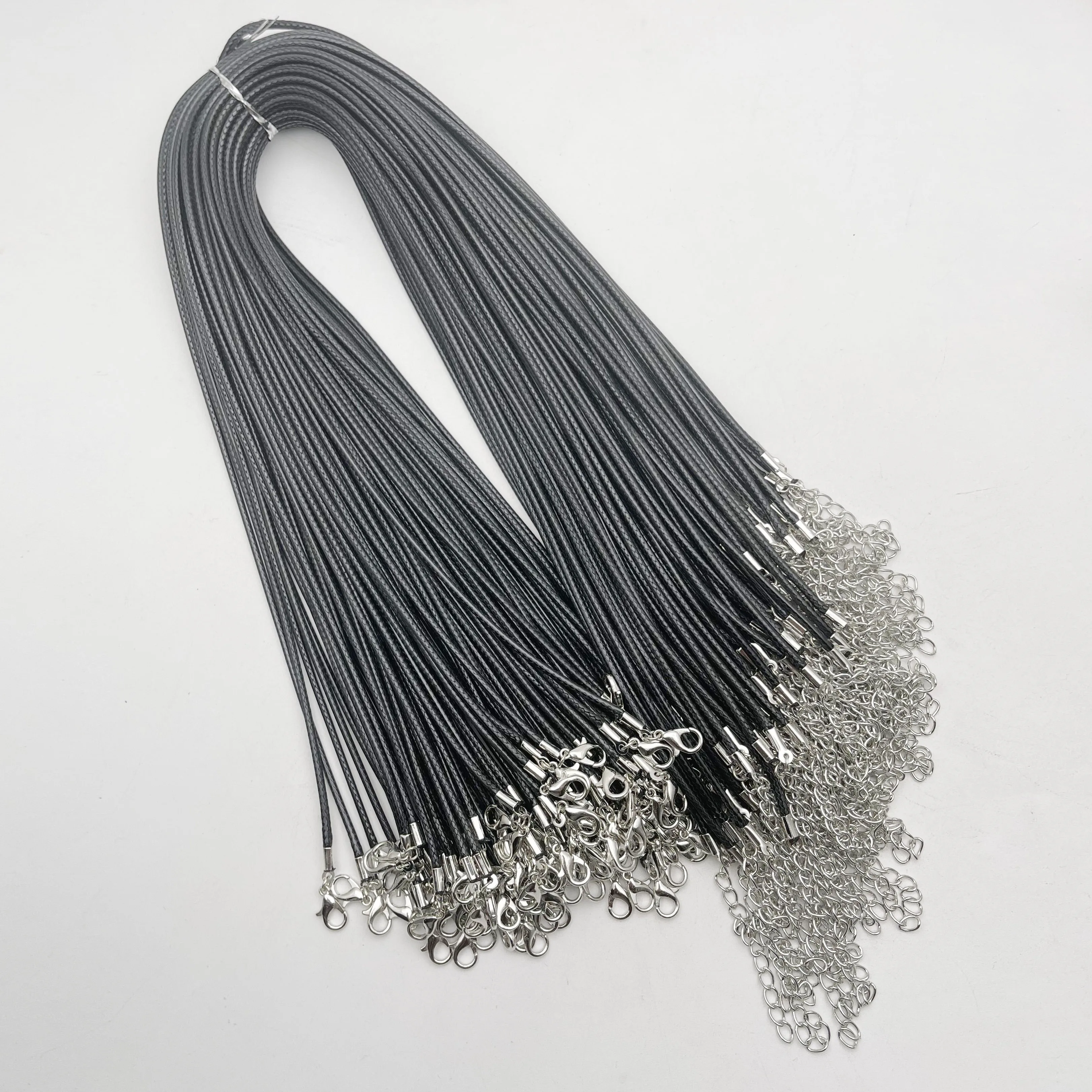 Fashion1.5MM OR 2.0MM 45cm +5cm black Wax rope lobster clasp necklace lanyard Jewelry pendant cords 100pcs/lot Free shipping
Fashion1.5MM OR 2.0MM 45cm +5cm black Wax rope lobster clasp necklace lanyard Jewelry pendant cords 100pcs/lot Free shipping