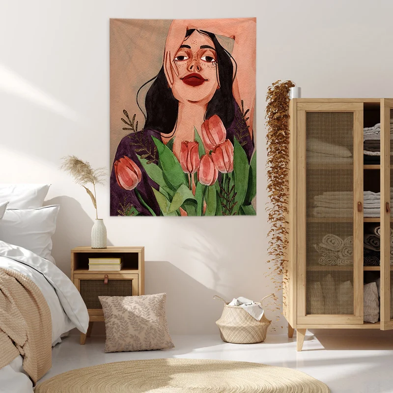 Abstract Beauty Art Tapestry Bohemian Hanging Carpet for Living Room Nordic Wall Background Mat Girls Home Bedroom Decor Cloth
Abstract Beauty Art Tapestry Bohemian Hanging Carpet for Living Room Nordic Wall Background Mat Girls Home Bedroom Decor Cloth