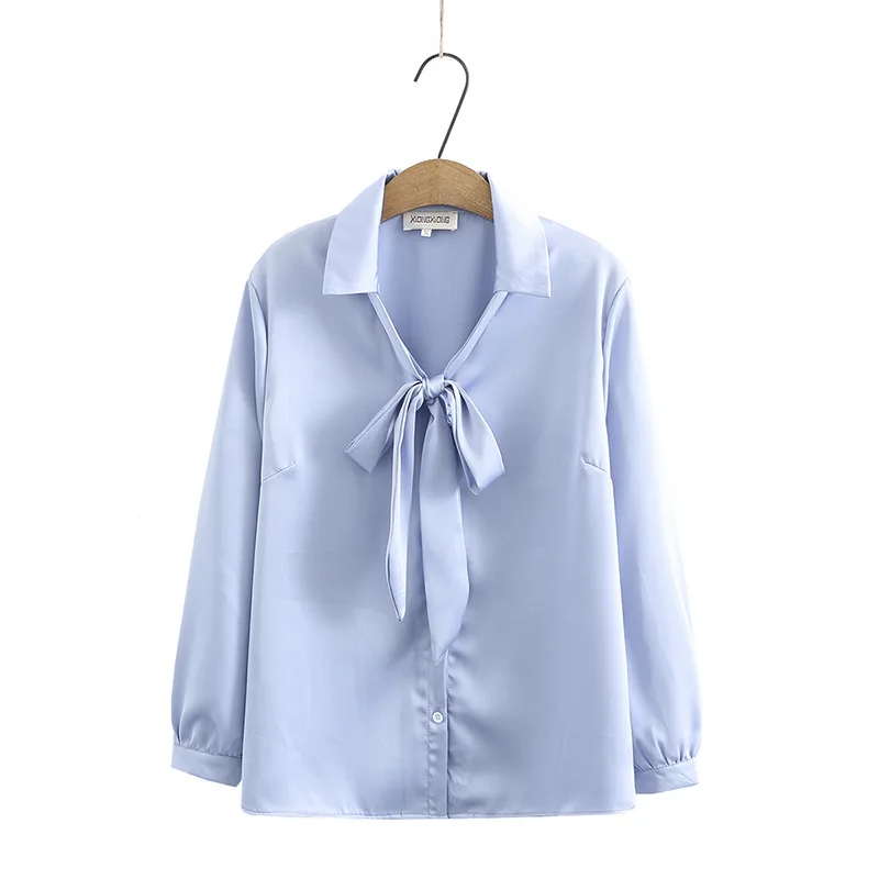 Spring 2021 Women Shirt Plus Size Fashion Casual Clothes Female Tops Temperament Single Bow Camisa De Las Mujeres
Spring 2021 Women Shirt Plus Size Fashion Casual Clothes Female Tops Temperament Single Bow Camisa De Las Mujeres
