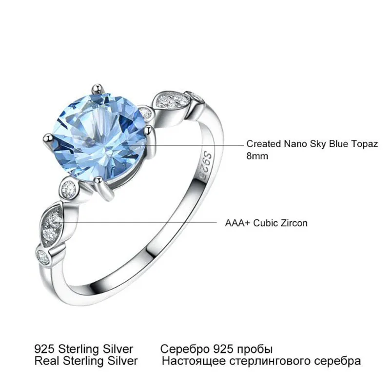 925 Sterling Silver Sky Blue Topaz Silver Ring Female Wedding Fashion Jewelry Aquamarine Gemstone Rings For Women
925 Sterling Silver Sky Blue Topaz Silver Ring Female Wedding Fashion Jewelry Aquamarine Gemstone Rings For Women
