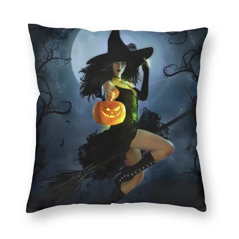 Halloween Witch Pumpkin Trick Or Treating Cushion Cover 40x40cm Sofa Cover Home Decor Fly By Night Throw Pillow for Car
Halloween Witch Pumpkin Trick Or Treating Cushion Cover 40x40cm Sofa Cover Home Decor Fly By Night Throw Pillow for Car