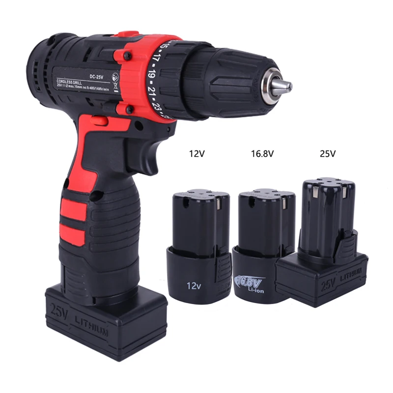 Electric Drill Impact Cordless Screwdriver Power Tools Hammer Torque Drill Driver DC Lithium Battery Home Electric Screwdriver
Electric Drill Impact Cordless Screwdriver Power Tools Hammer Torque Drill Driver DC Lithium Battery Home Electric Screwdriver