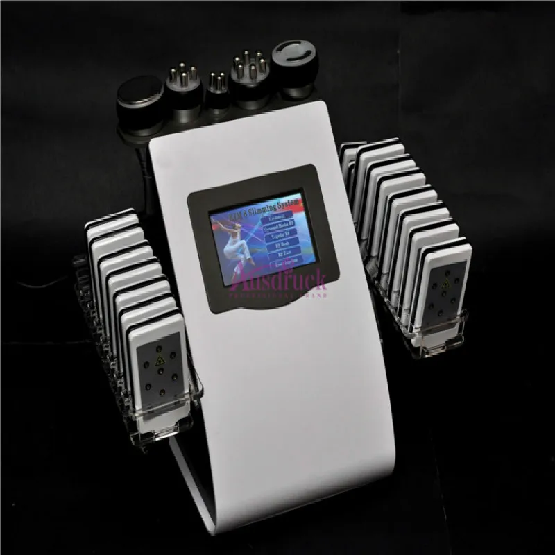 

18 Pads Lipo Laser Slimming machine Ultrasonic Cavitation Radio Frequency Vacuum RF Tripolar Multipolar Facial Care Weight Loss