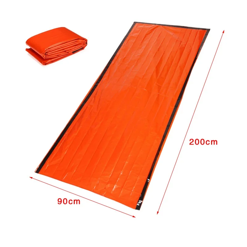 Emergency Sleeping Bag Multi Functional PE Aluminium Film Lightweight Portable Cold Proof Thermal Camping Mat Blanket
Emergency Sleeping Bag Multi Functional PE Aluminium Film Lightweight Portable Cold Proof Thermal Camping Mat Blanket