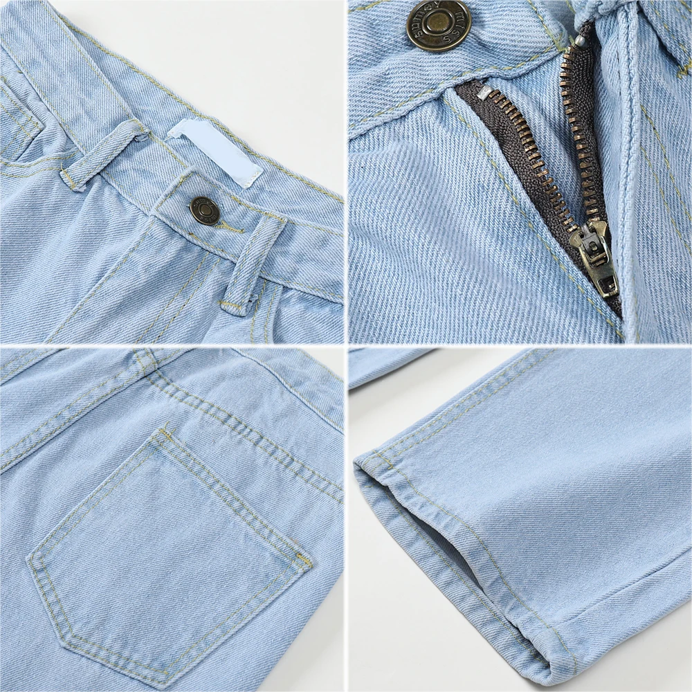 Nbpm New 2021 Fashion Washed Loose Bottom Baggy Jeans Woman High Waist Wide Leg Denim Trousers Pants Streetwear Girls Mujer
Nbpm New 2021 Fashion Washed Loose Bottom Baggy Jeans Woman High Waist Wide Leg Denim Trousers Pants Streetwear Girls Mujer
