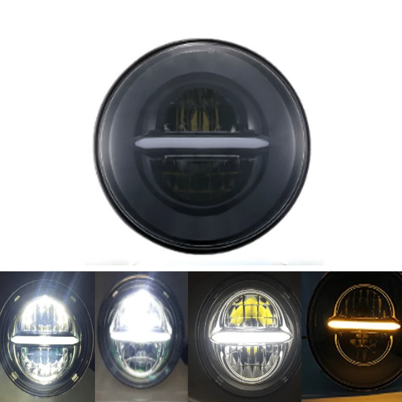 5.75 LED Headlight 5 3/4 Inch Headlamp with White DRL Hi Low Headlight for Sportster Dynafor Sportster 883 XL883 FXCW
5.75 LED Headlight 5 3/4 Inch Headlamp with White DRL Hi Low Headlight for Sportster Dynafor Sportster 883 XL883 FXCW
