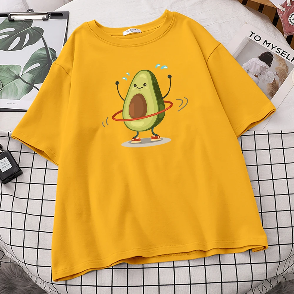 Футболка женская с забавным принтом фруктов, авокадо, занятий спортом
Футболка женская с забавным принтом фруктов, авокадо, занятий спортом