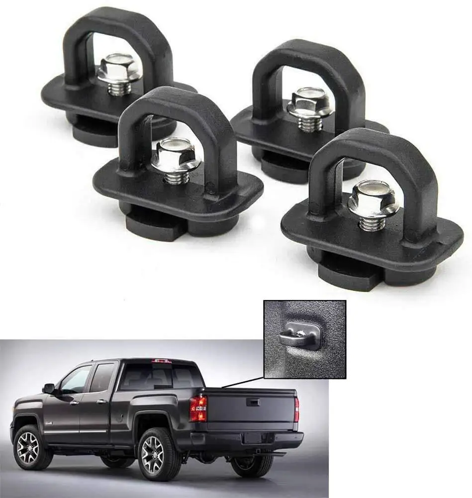 4 шт. стягивающиеся якоря для грузовика кровать боковая стенка CHEVY SILVERADO GMC SIerra