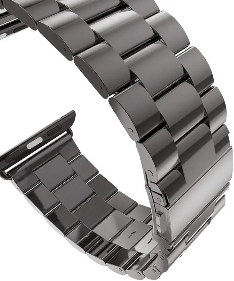 Ремешок из нержавеющей стали для Apple Watch 6 5 4 3 40 мм 44 спортивный браслет iWatch Band SE Srtap