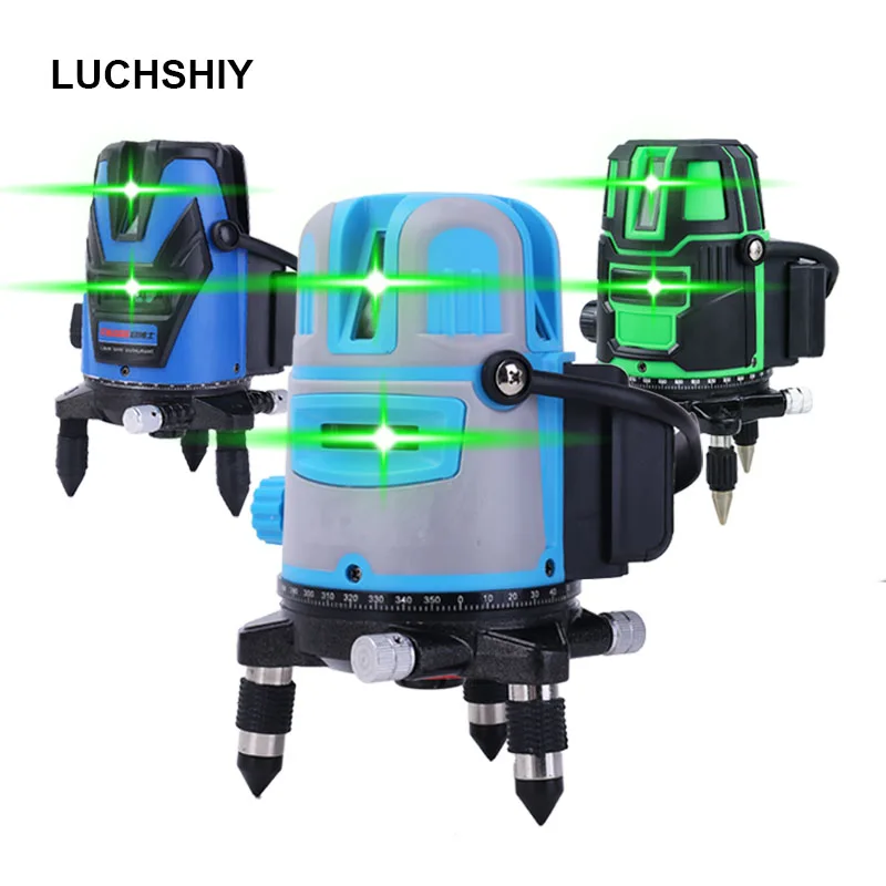 Laser Level 2/3/5 Lines Self-Leveling 360 Horizontal And Vertical Cross Super Powerful Green Laser Beam Line Indoor/Outdoor Tool
Laser Level 2/3/5 Lines Self-Leveling 360 Horizontal And Vertical Cross Super Powerful Green Laser Beam Line Indoor/Outdoor Tool