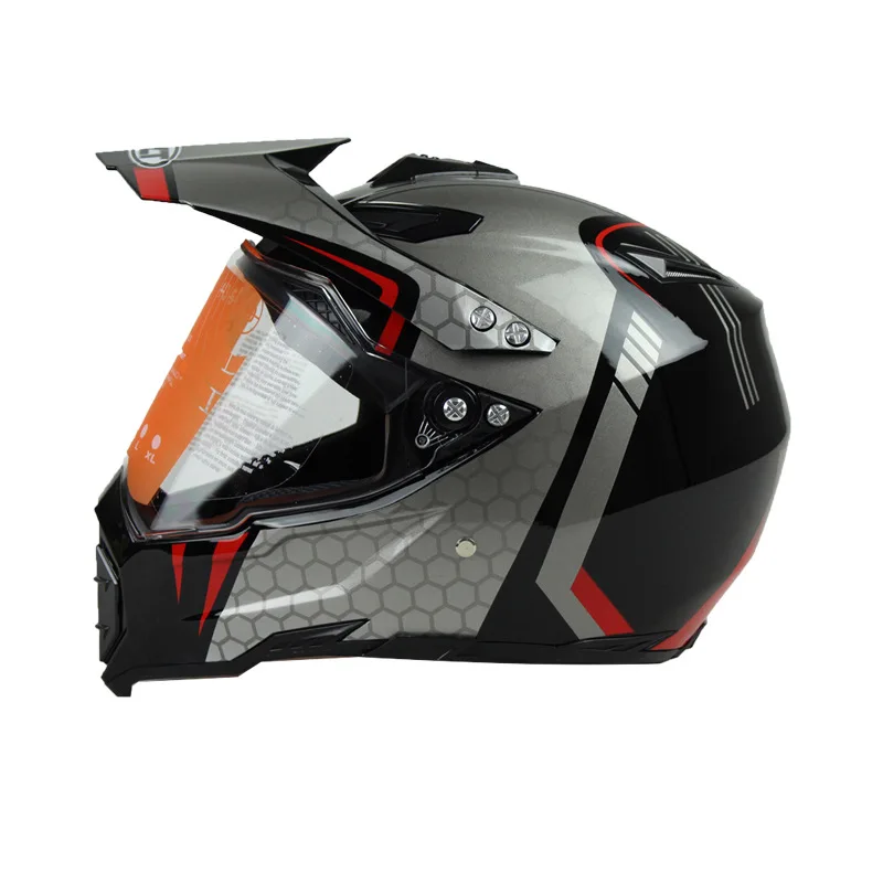 Off-road Motorcycle Racing Helmet, ABS Material Full-enclosed Helmet, Men's Motorcycle Kart Helmet 
Off-road Motorcycle Racing Helmet, ABS Material Full-enclosed Helmet, Men's Motorcycle Kart Helmet