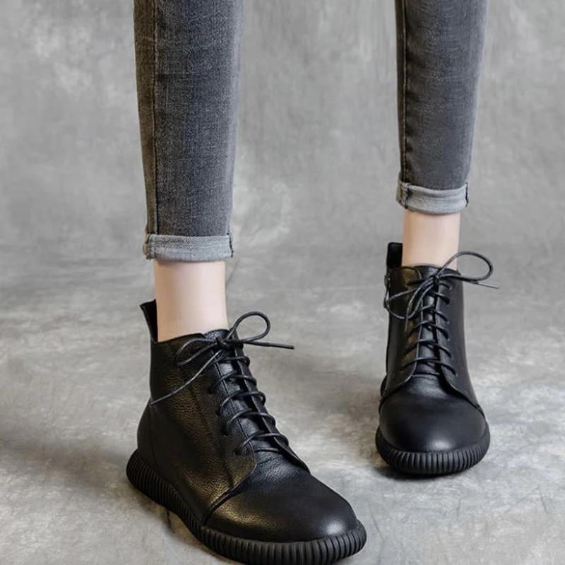2020 New Arrival Woman Martin Boots Genuine Leather Thick Bottom Elegant Boots Autumn Fashion Shoes
2020 New Arrival Woman Martin Boots Genuine Leather Thick Bottom Elegant Boots Autumn Fashion Shoes