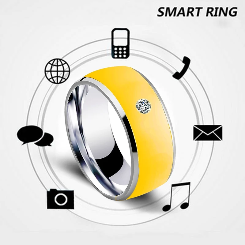 YWSHK NEW Men's Ring New Technology NFC Smart Finger Digital Ring for Android Phones with Functional Couple Stainless Steel Ring
YWSHK NEW Men's Ring New Technology NFC Smart Finger Digital Ring for Android Phones with Functional Couple Stainless Steel Ring