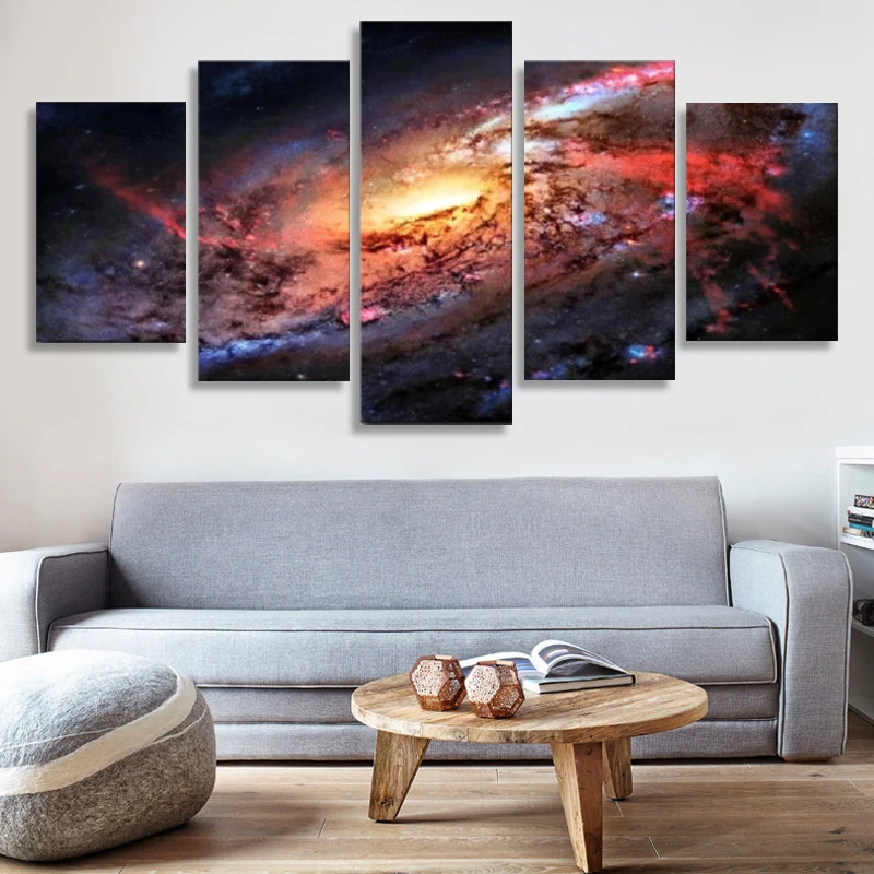 5 Pieces of Cosmic Space Galaxy Stars Art Painting HD Poster Printing Office Living Room Bedroom Home Decoration Canvas Painting
5 Pieces of Cosmic Space Galaxy Stars Art Painting HD Poster Printing Office Living Room Bedroom Home Decoration Canvas Painting