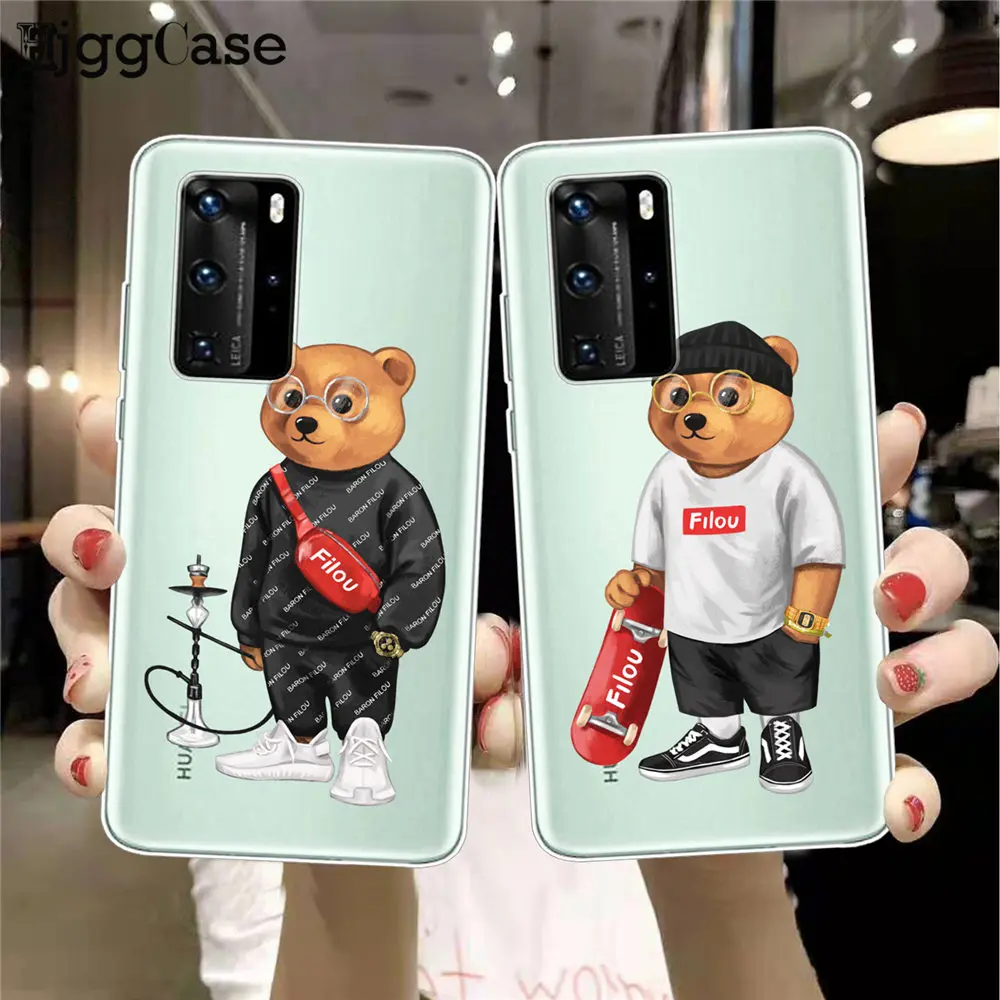 Cute Bear Fashion Brand Protective Case For Huawei P30 P20 P40 Lite E Pro Mate 20 30 40 Lite Por TPU Silicone Cover Fundas Capa
Cute Bear Fashion Brand Protective Case For Huawei P30 P20 P40 Lite E Pro Mate 20 30 40 Lite Por TPU Silicone Cover Fundas Capa