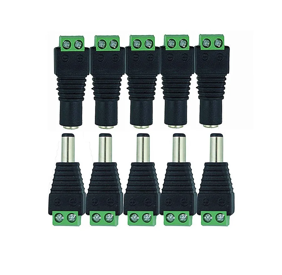 Smart Electronics Male Female 5.5 x 2.1mm DC Power 12V 24V Jack Adapter Connector Plug CCTV Camera
Smart Electronics Male Female 5.5 x 2.1mm DC Power 12V 24V Jack Adapter Connector Plug CCTV Camera