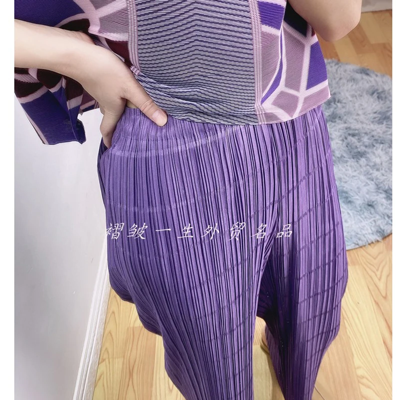 2020 summer Women's new loose slub pants Miyak fold Fashion plus size all-match casual pants thin straight leg pants tied
2020 summer Women's new loose slub pants Miyak fold Fashion plus size all-match casual pants thin straight leg pants tied