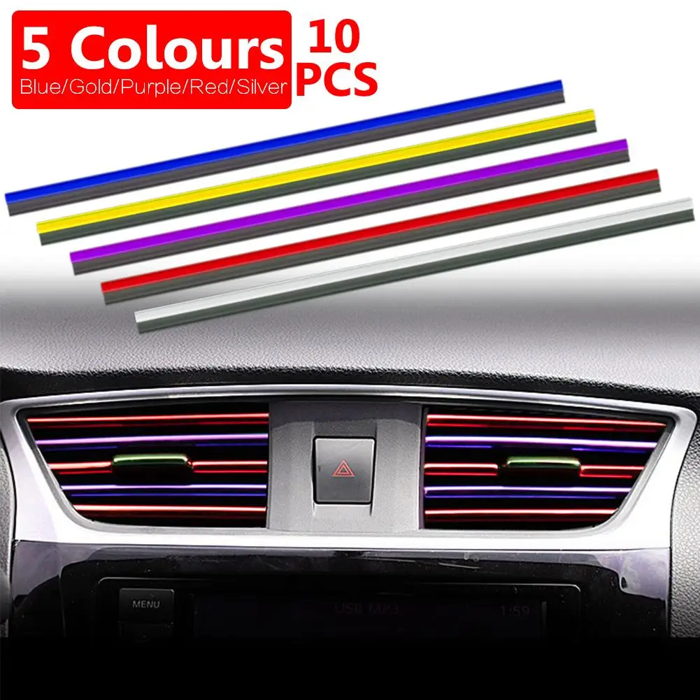 10Pcs Universal 20cm U Shape Car Air Conditioner Outlet Decorative Moulding Trim Strips Auto Accessories
10Pcs Universal 20cm U Shape Car Air Conditioner Outlet Decorative Moulding Trim Strips Auto Accessories