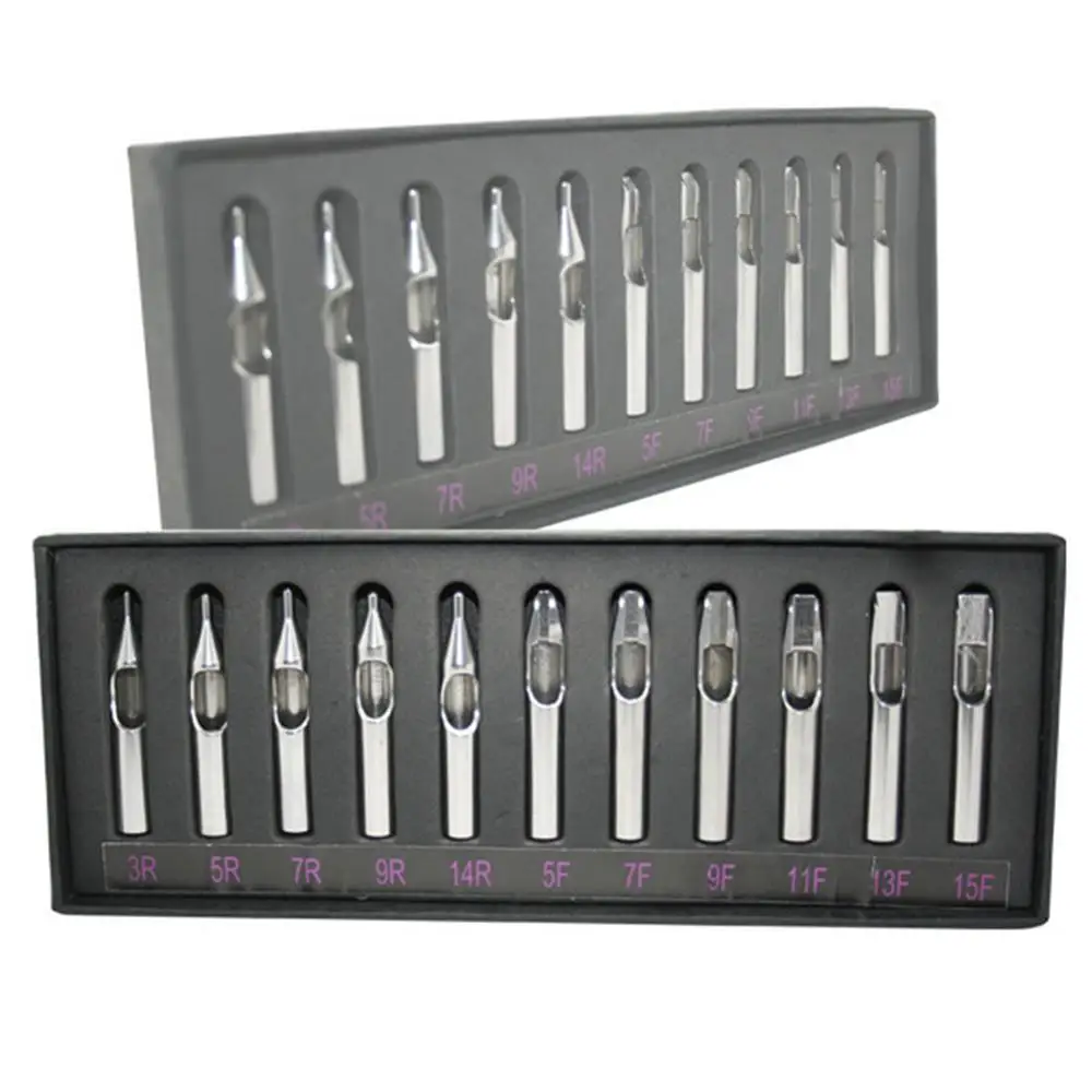 11pcs stainless steel tattoo nozzle set flat round box mixed tattoo skills for tattoo needle machine grips
11pcs stainless steel tattoo nozzle set flat round box mixed tattoo skills for tattoo needle machine grips