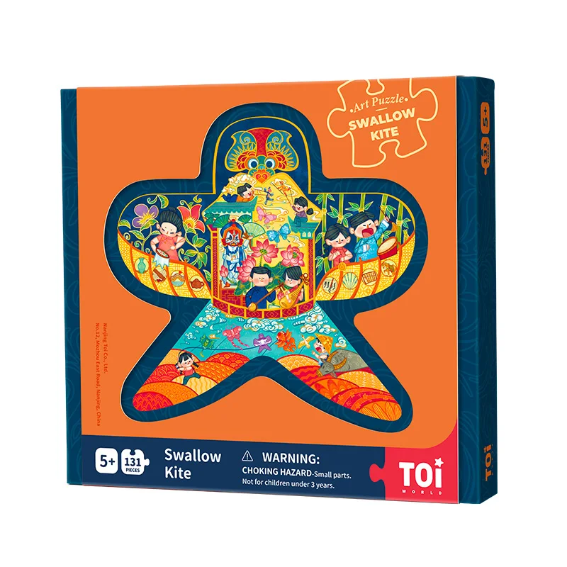 Toi Kids Early Educational Baby Popular Colorful Interesting Cartoon 131 Pieces Educational Kite Art Paper Jigsaw Puzzles Toys
Toi Kids Early Educational Baby Popular Colorful Interesting Cartoon 131 Pieces Educational Kite Art Paper Jigsaw Puzzles Toys