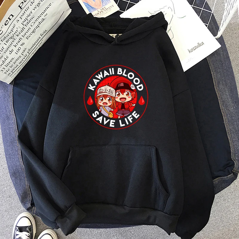 Winter Zellen bei der Arbeit! Hoodie Kawaii Blut Zellen Sweatshirt Frauen Langarm Harajuku Student Pullover Hoody Sudadera
Winter Zellen bei der Arbeit! Hoodie Kawaii Blut Zellen Sweatshirt Frauen Langarm Harajuku Student Pullover Hoody Sudadera
