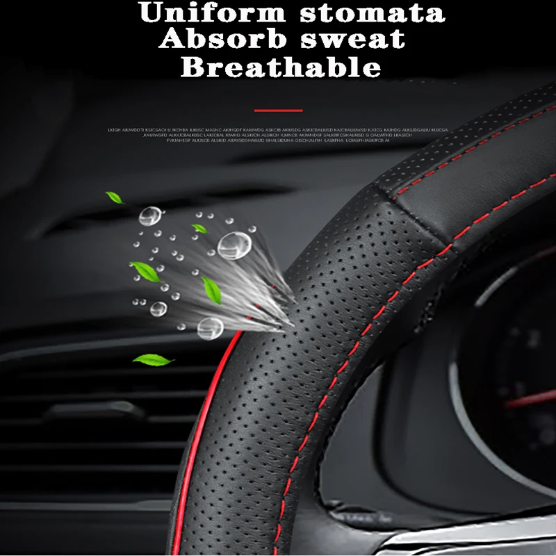 No Smell Thin Car Genuine Leather Steering Wheel Covers for Ford Ranger Fiesta Kuga EcoSport Escort Focus Everest Accessories
No Smell Thin Car Genuine Leather Steering Wheel Covers for Ford Ranger Fiesta Kuga EcoSport Escort Focus Everest Accessories